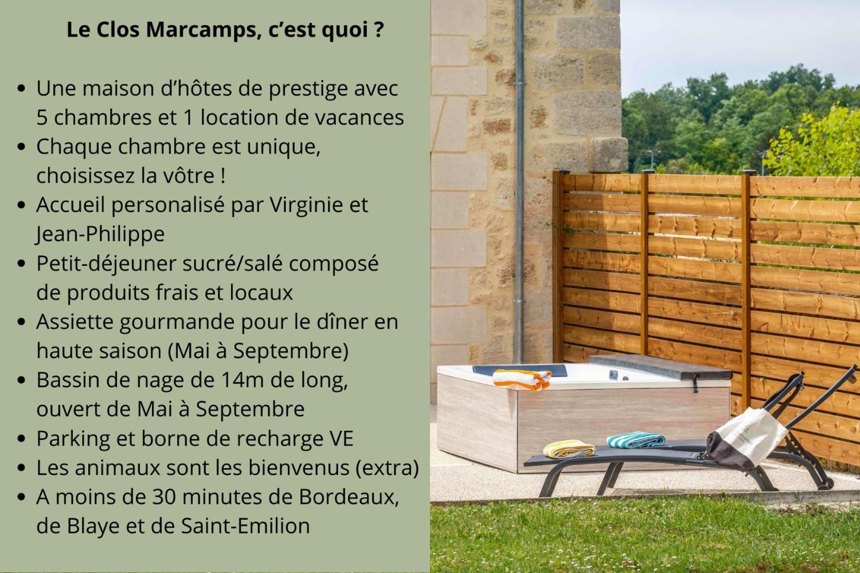 Clos Marcamps - Teritoria Prignac-et-Marcamps Экстерьер фото